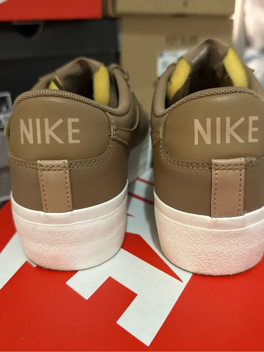 Nike Blazer Low Platform Dark Driftwood (Women's)